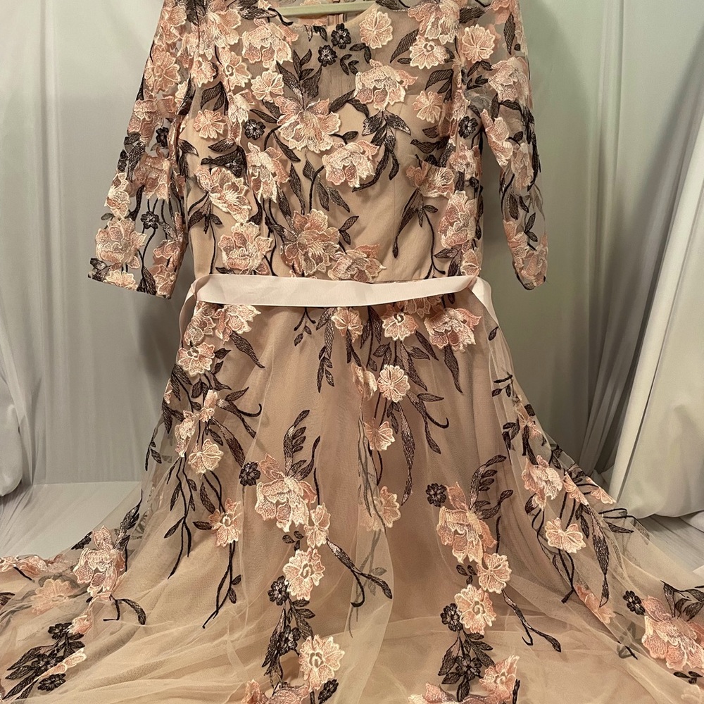 BHLDN Womens Linden Flower Floral Dress Multicolor Size US 14